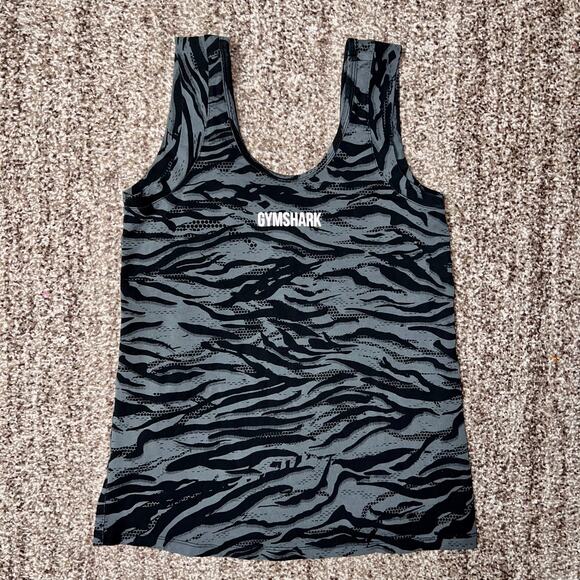 Gymshark Tops - Gymshark Women's Animal Graphic Tank Top in Black